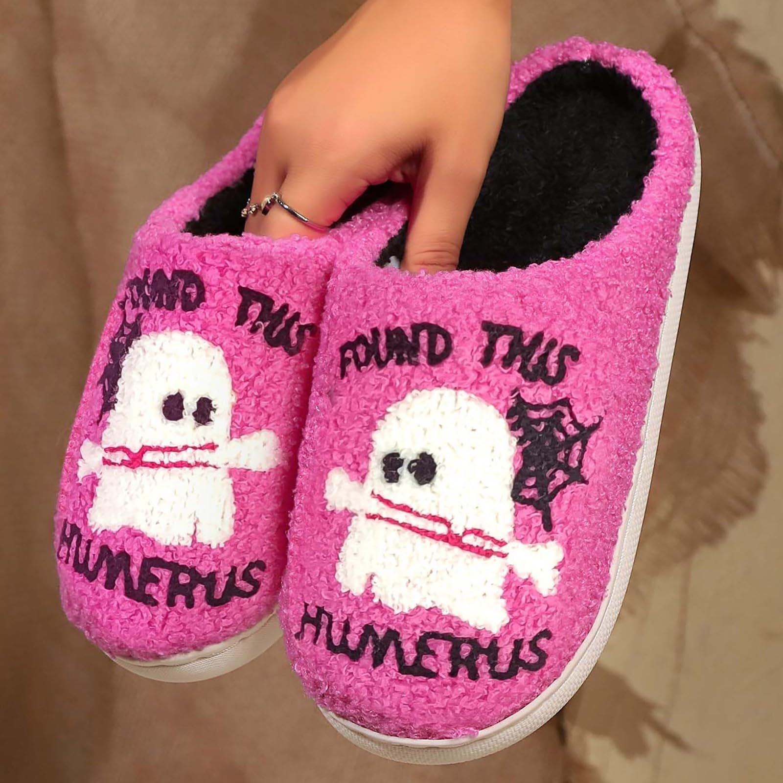 Generisch Pantuflas mullidas para mujer, cálidas, cómodas, ligeras, suaves, mullidas, pantuflas para casa, ajuste ancho, lavables, para hombre y mujer