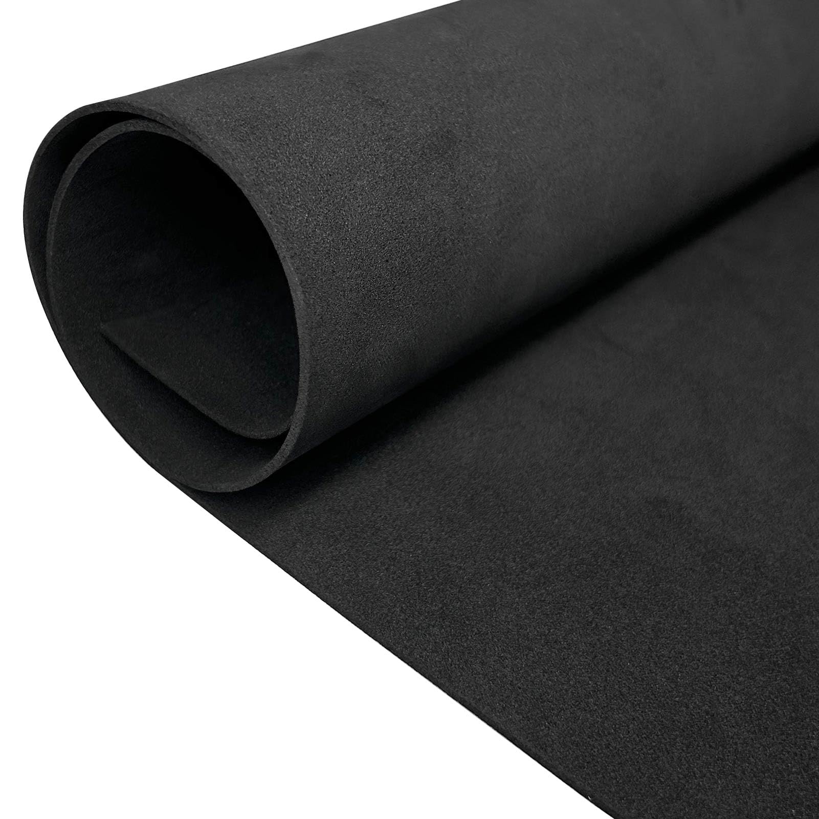 EVA Foam Roll - 2mm Thick Black Craft Foam Sheets - 15" x 39" Large Cosplay Foam Sheet - Ultra High Density 86 kg/m³ - Pliable & Elastic for Craft Projects Costume Cosplay Foam - by Biguphate