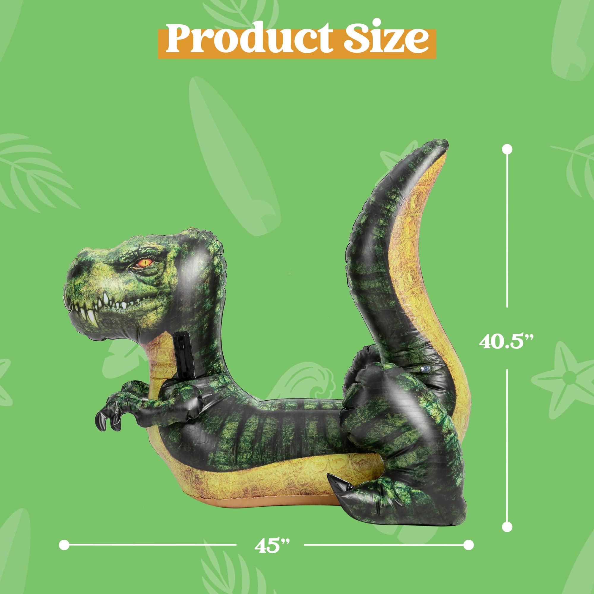 Sloosh Inflatable Dinosaur Pool Float for Boys Girls Summer Beach ...