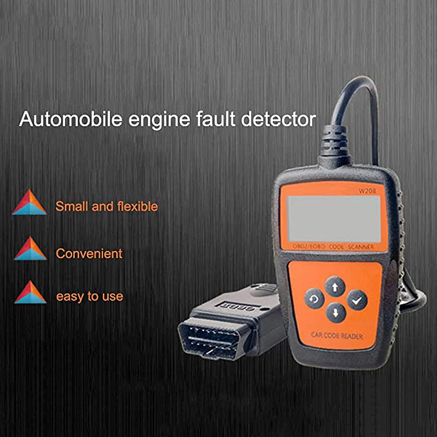 Rilevatore di guasti al Motore del Computer diagnostico dell'automobile Decodificatore di decodifica OBDⅡ W208 Rilevatore di guasti automobilistici