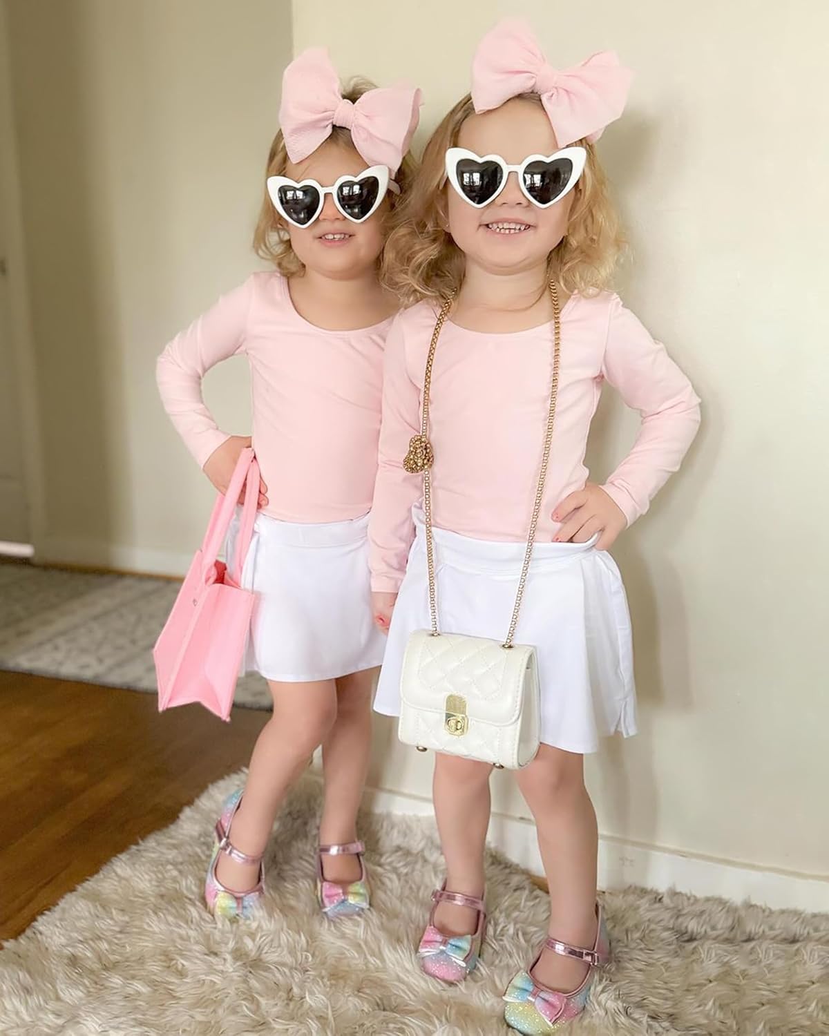 Stelle Girls Tennis Skirts with Pockets Athletic Skorts Inner Shorts High Waisted Sports Golf Running Skirt - Image 3