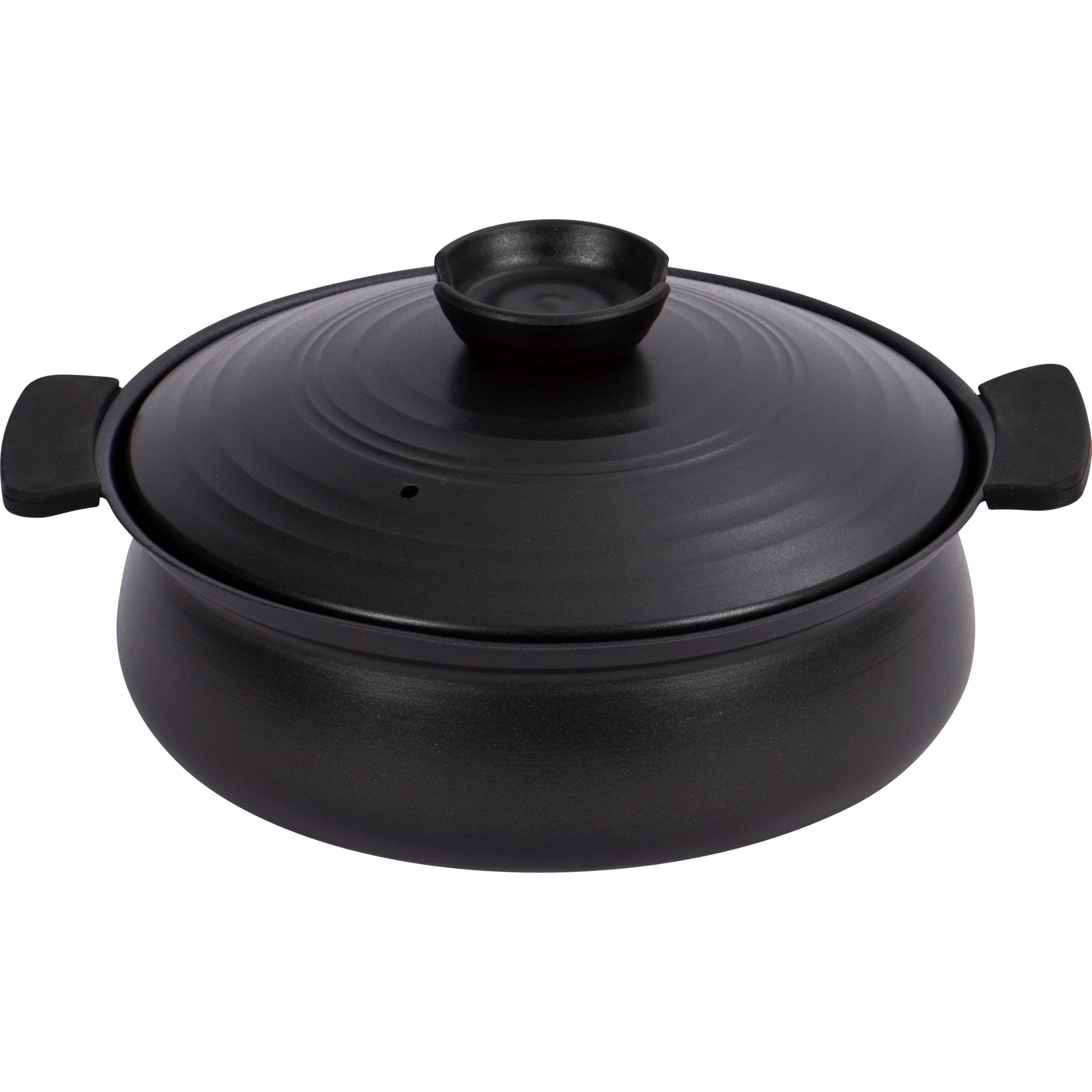Takeda Corporation IHKDA22 Tabletop Pot, Pot, Induction Compatible, Black, 12.2 x 10.0 x 5.4 inches (30.9 x 25.3 x 13.8 cm), IH Compatible Lightweight Earthpot, Aluminum Tabletop Pot, 8.7 inches (22-image-49