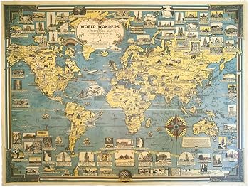 Amazon | FLOATING WOOD 世界地図 ポスター きれいにはがせる両面