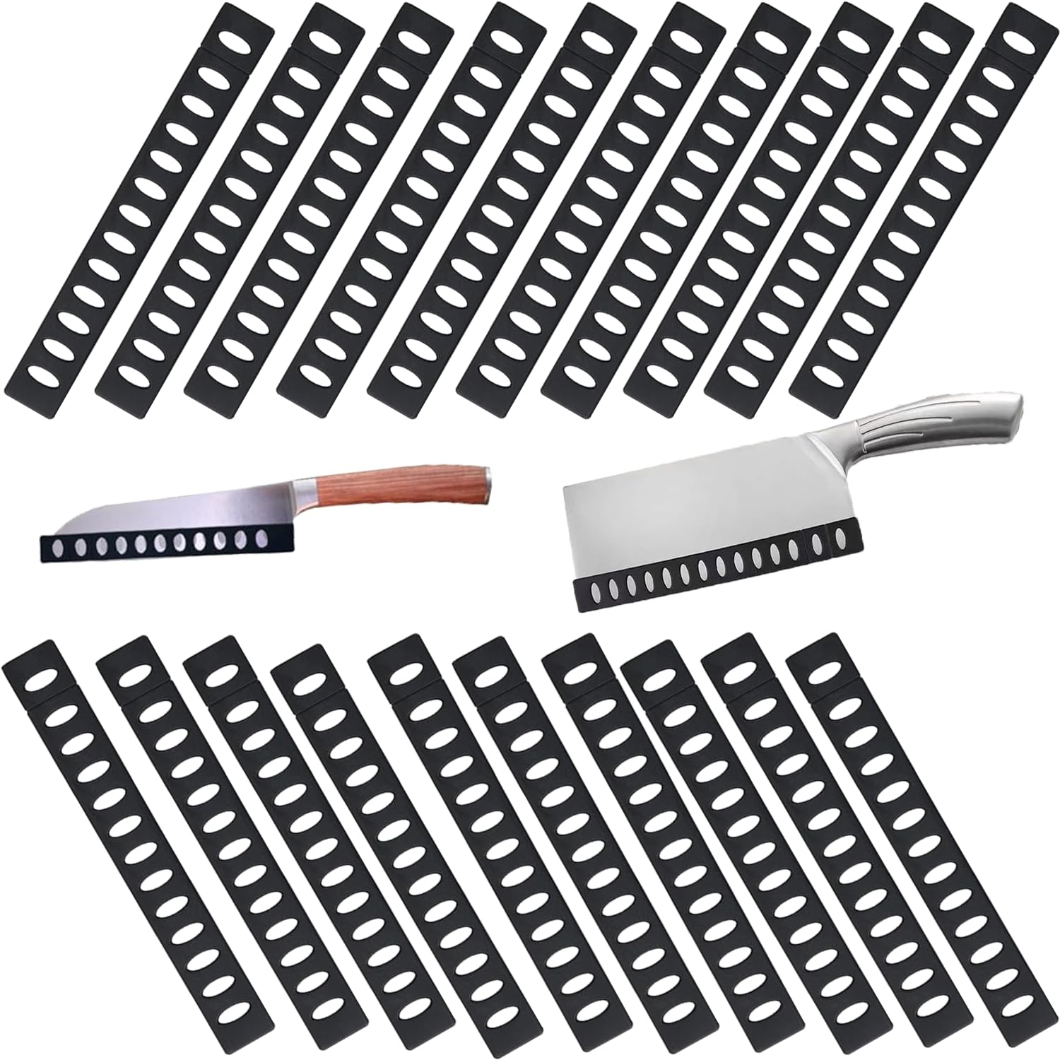20 Piezas Protezione della Lama Protezione Lama Adatto Coltelli Guaina Proteggi Protezione Lama Universale per Coltello da Cucina per Coltelli Coltelli da Cucina