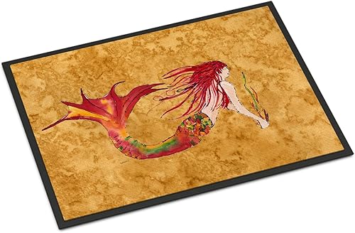 Caroline's Treasures 8727JMAT - Tapete para puerta delantera, 24 x 36 pulgadas, tapete para puerta delantera, para interiores y exteriores, para