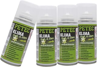 BandelOne enthält 4x75ml PETEC Klima Fresh und Clean Vanille für Klimaanlage Sprühdose