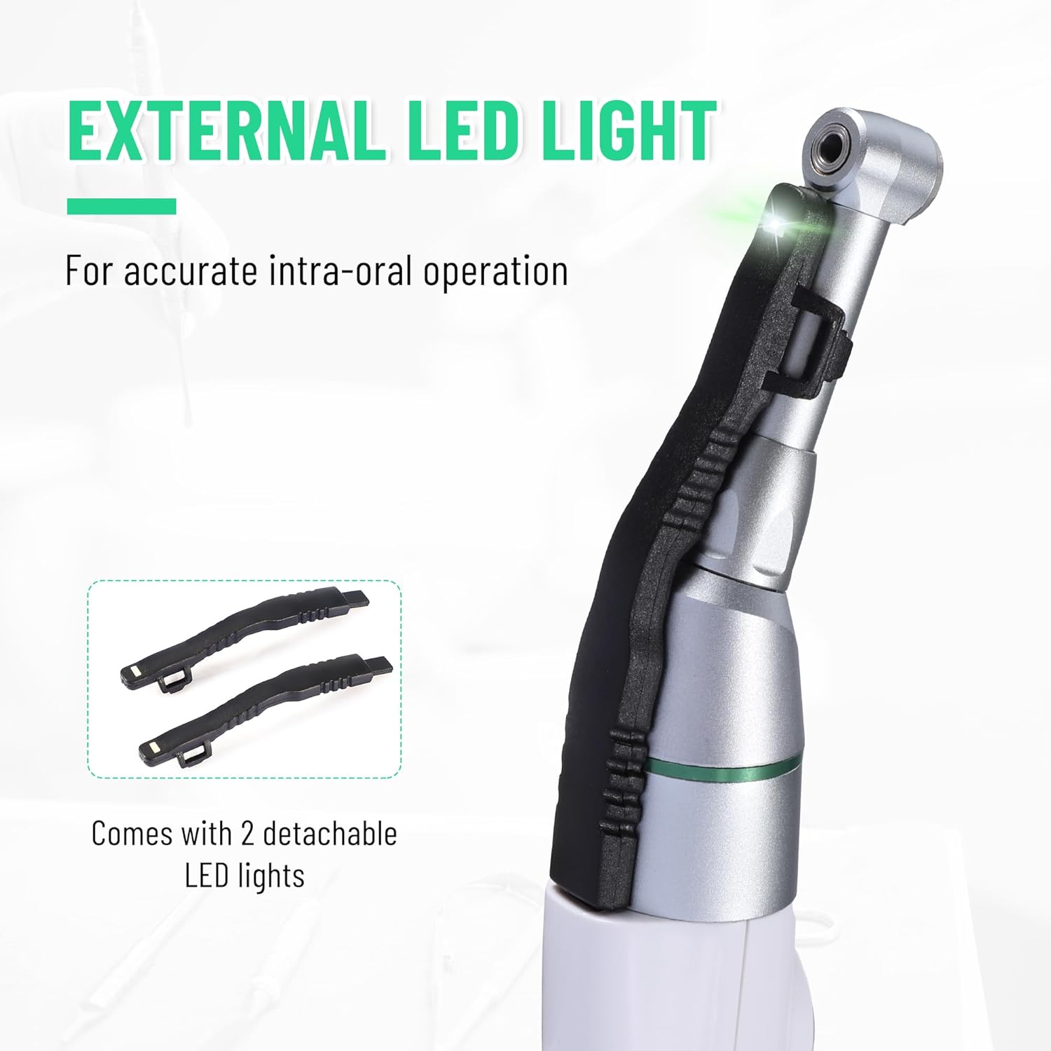 4E 4E'S USA Cordless Endodontic Handpiece with LED Display 510(K) Approved: Endo Motor 360 Degree Rotable | 16:1 Contra Angle | 9 Presettable Programs | Autoclavable, Ideal for Root Canal Treatment