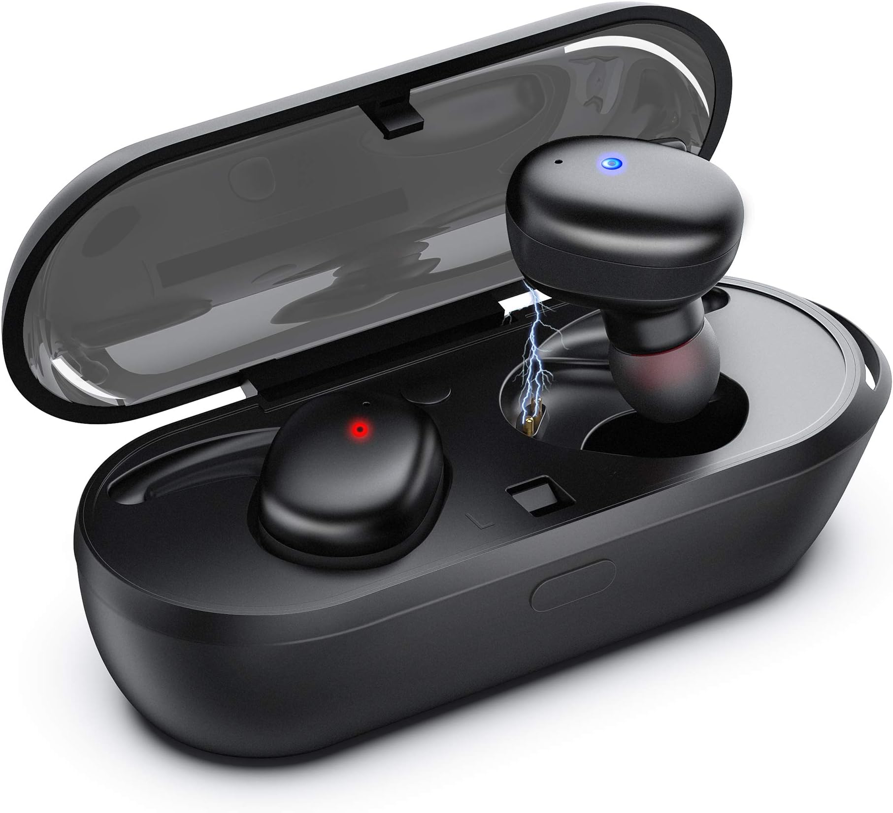Wireless Headphones Bluetooth Earphones , True Wireless in Ear Gym Running Headphones Earbuds Sports Stereo Headset , V5.0 Fast-Pairing IPX5 for Samsung iPhone Android iPad and Tablet PC etc