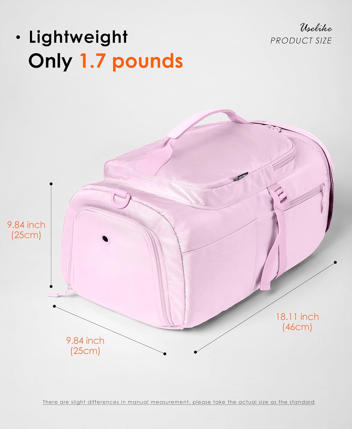 Gym Bag for Women with Shoe Compartment and Wet Pocket Convertible Gym Backpack workout Duffel Bag Multiple Pockets 30L - Image 4
