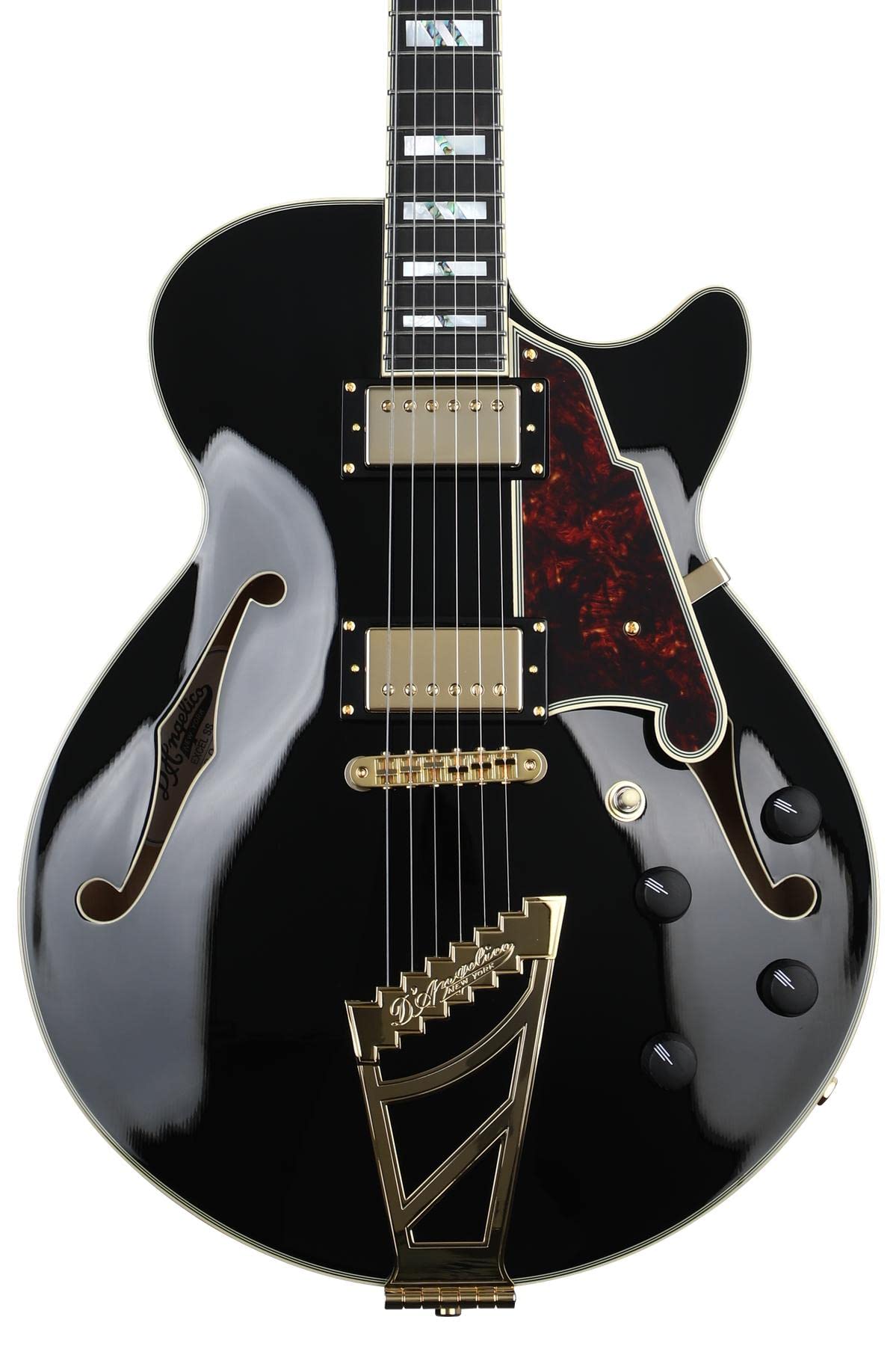 Amazon.com: D'Angelico Excel SS Semi-hollowbody Electric Guitar