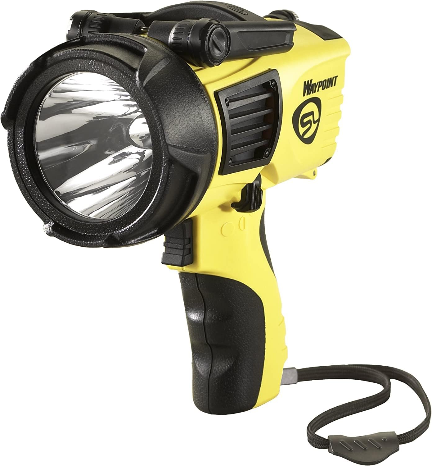 Streamlight 44900 Waypoint 550-Lumen LED Pistol-Grip Spotlight with 12-Volt DC Power Cord and Polymer Mount/Holder, Yellow