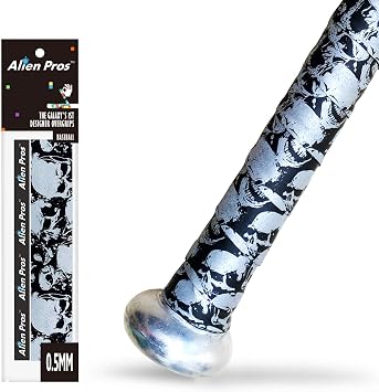 ALIEN PROS Bat Grip Tape for Baseball 0.5MM 1 or 3 Pack Precut and Pro Feel Bat Tape Replacement for Old Baseball bat Grip Wrap Your Bat for an Epic Home Run