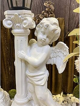 天使の置物ランプ Amazon.co.jp: [dhiuebc] 天使 置物 オブジェ センサーライト