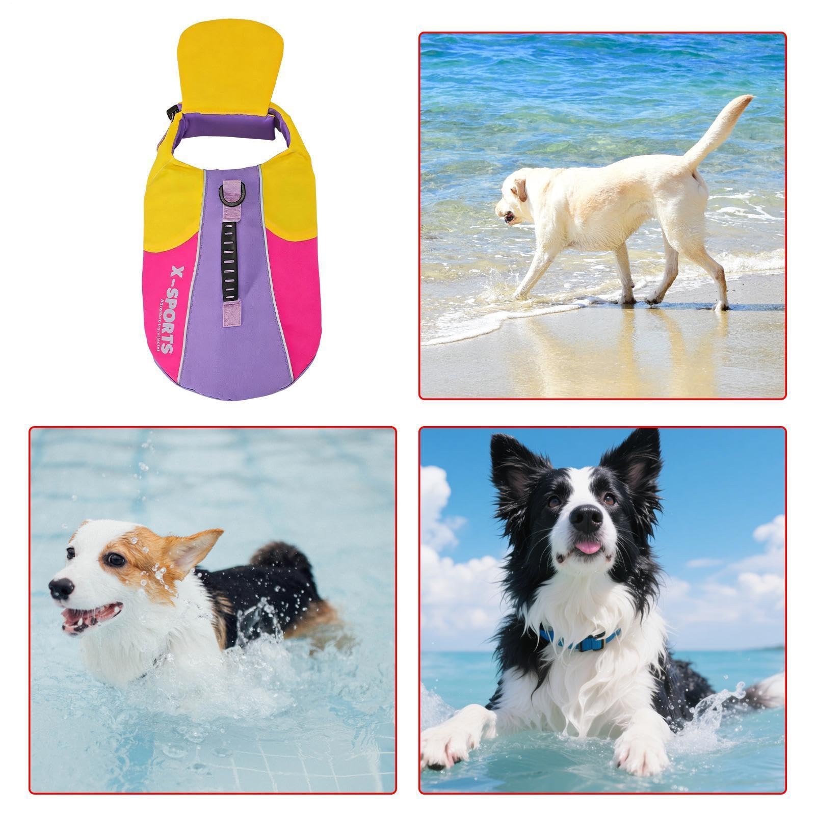 Gilet Flottant Pour Chien Maillot Bain Sécurité Haute Flottabilité