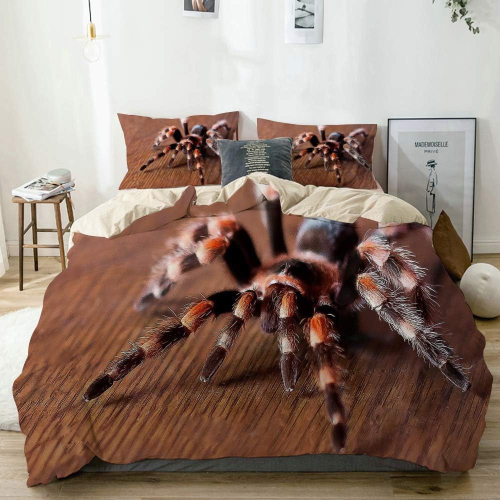 WHUOEUCO Bettwäsche Set 155x220cm - 3D Pferd Druck Mikrofaser