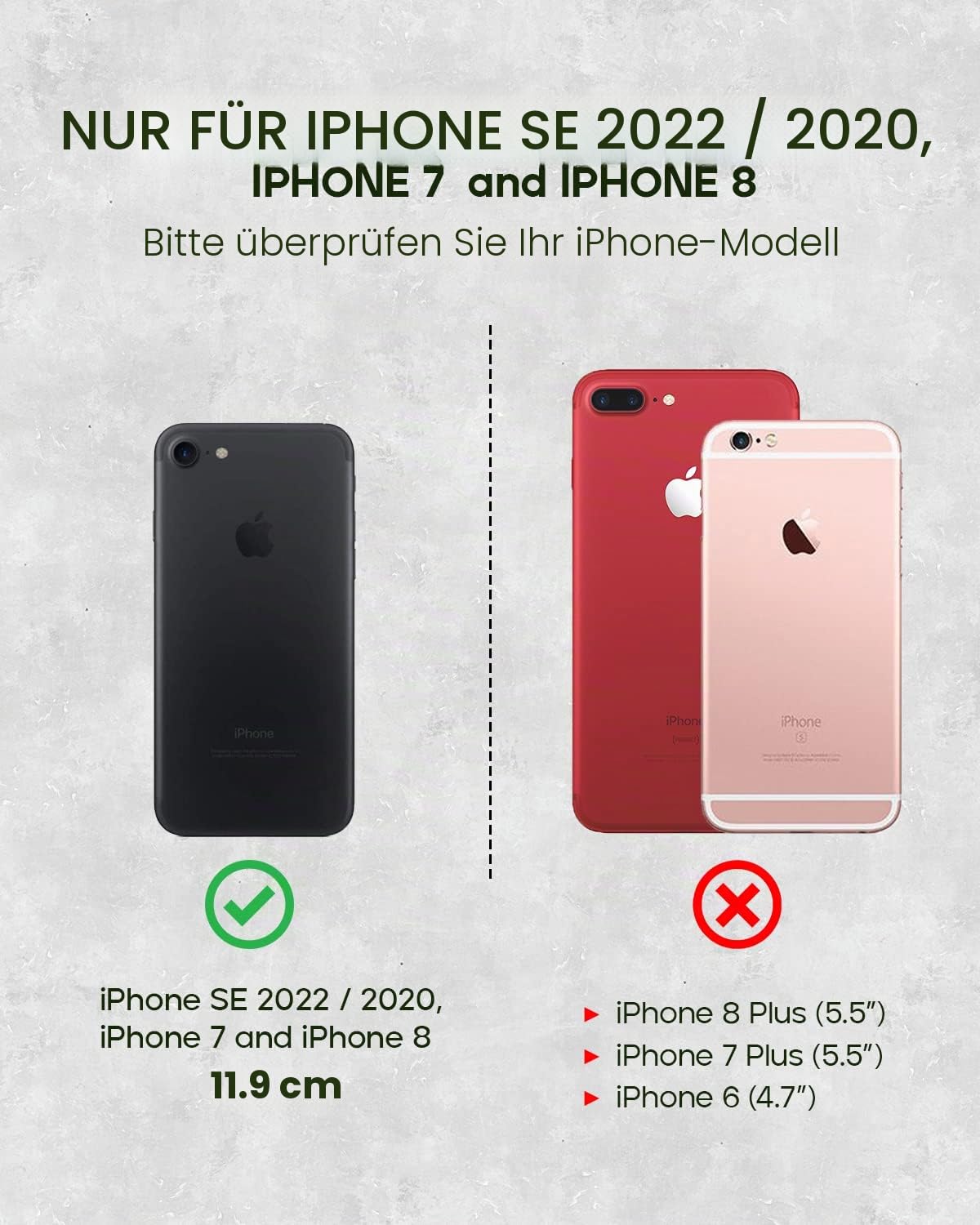 Porter Riley Lederhülle für iPhone SE 2022/20 und iPhone 8 / iPhone 7. Ständer/Hülle/Brieftasche [Kartenfach] [horizontaler Ständer] [robuster Rahmen] (Schokoladenbraun)