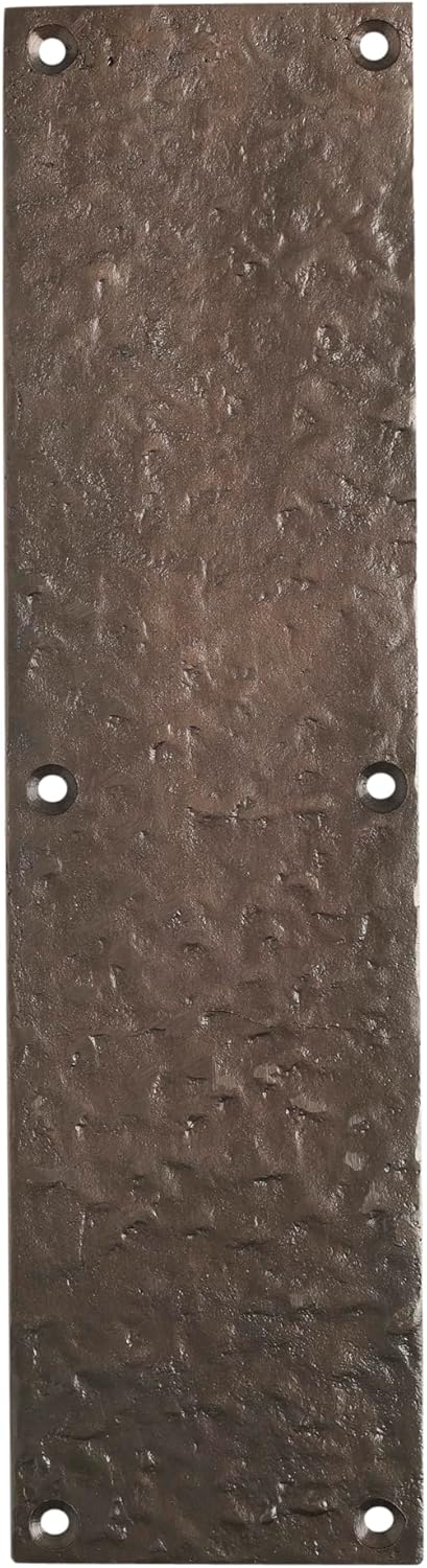 SKANDH Iron Antique Copper Powder Coated 11.5" X 3" Inch Push Plate for Door