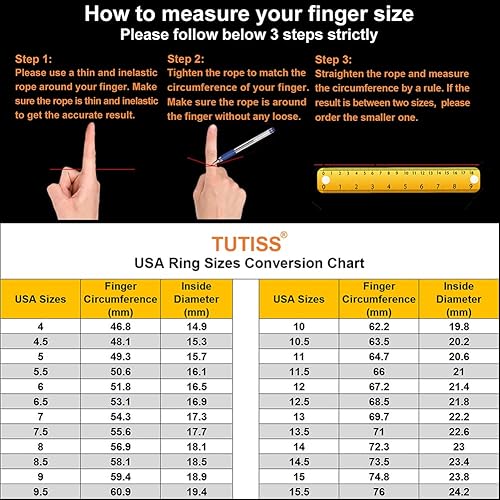 Miniatura 7 de TUTISS 3mm 4mm 5mm 6mm 7mm 8mm 10mm Gold Tungsten Rings for Men Women Engagement Wedding Bands Domed Polished Comfort Fit