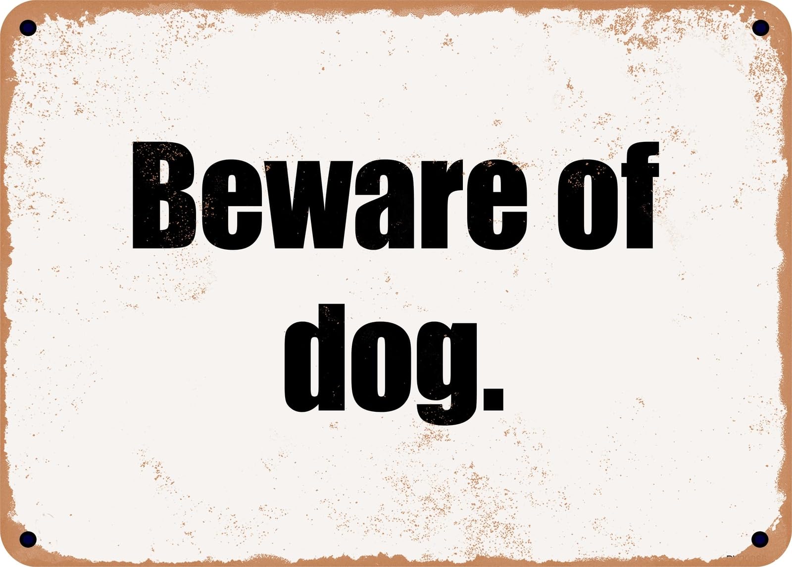 Miaomansenstore Metal Sign - Beware Of Dog Home Decor