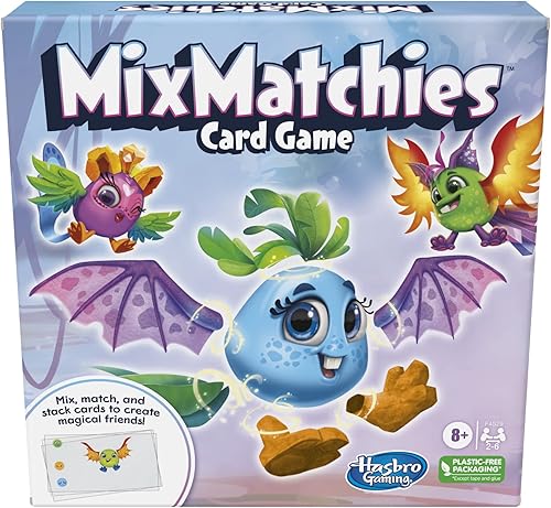 Miniatura 1 de Hasbro Gaming MixMatchies - Juego de cartas, juego para niños, juego familiar para edades de 8 años en adelante, de 2 a 6 jugadores