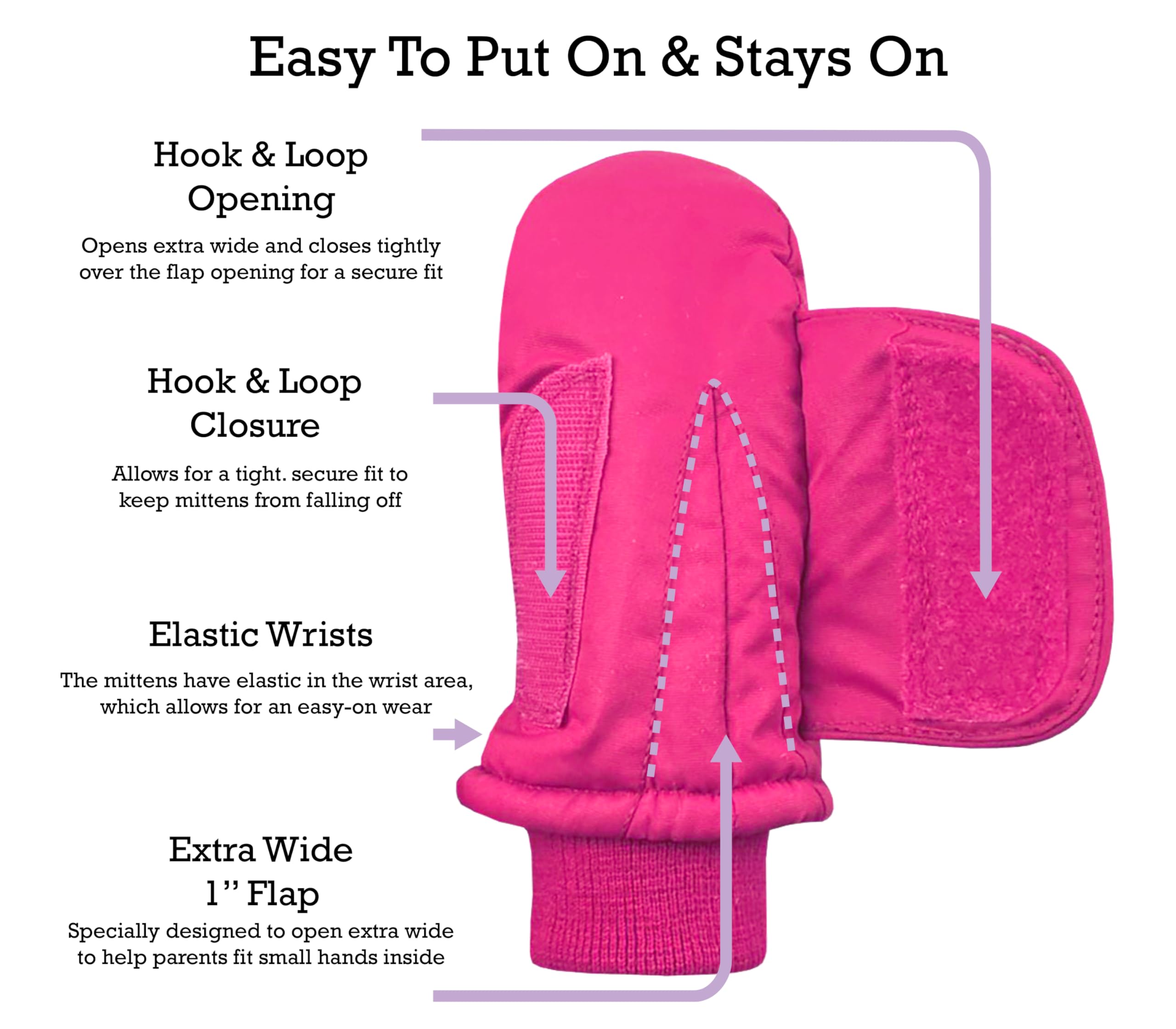 N'Ice Caps Kids Easy On Thinsulate - Envoltura impermeable