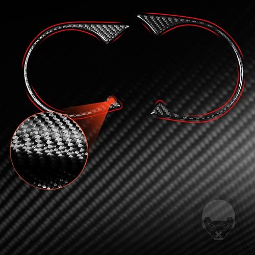 Miniatura 7 de NVCNX Cubierta de consola central de automóvil, accesorios interiores de fibra de carbono, compatible con Toyota Tacoma 2005-2011, negro