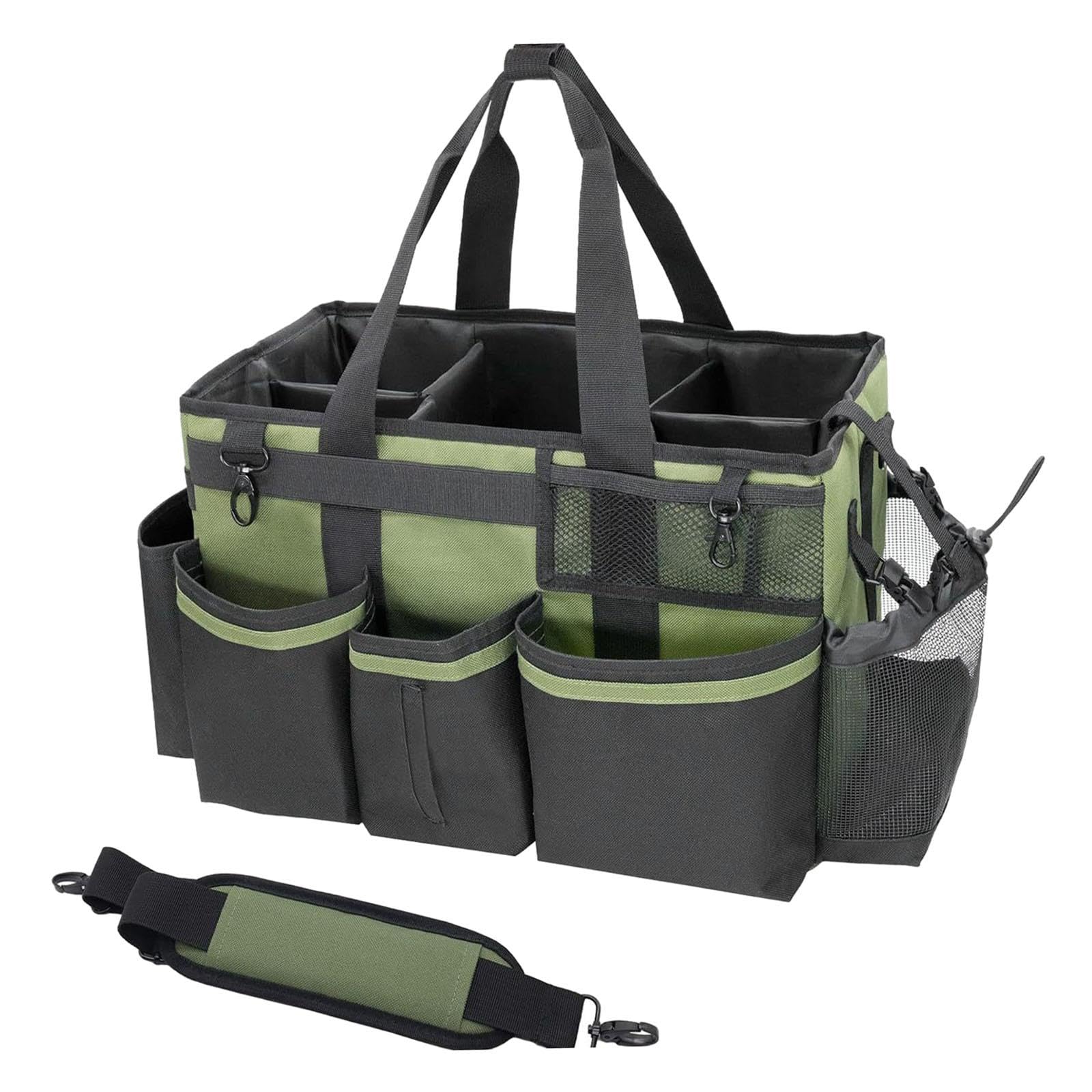 Caja de Almacenamiento de Productos de Limpieza, Organizador de Productos de Limpieza, Múltiples Bolsillos, Bolsa de Almacenamiento