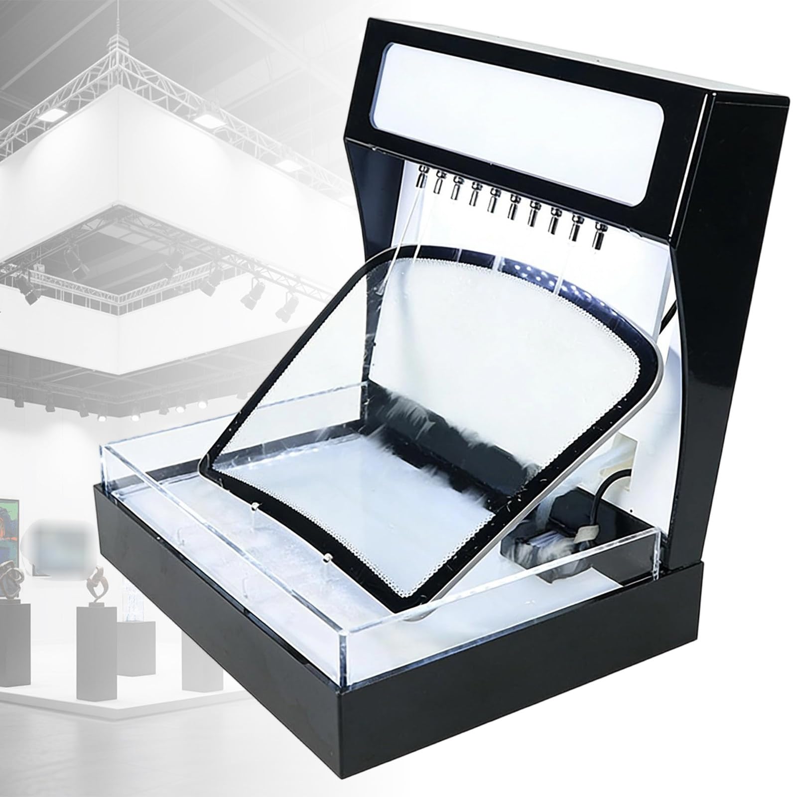 Macchina per Test Idrofobici, Tester di Goccia d'Acqua per Rivestimento idrofobo, Flusso d'Acqua Regolabile per Test di Rivestimenti automobilistici White-Glass