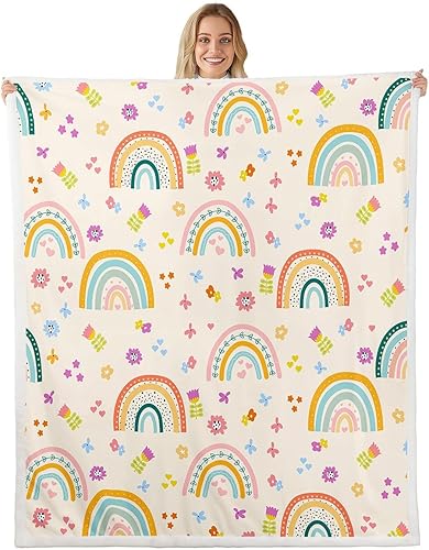 Vista 21 de Manta de franela con diseño de mariposa para niños y niñas, diseño de mariposas de dibujos animados, para dormitorio, sala de estar, forro polar