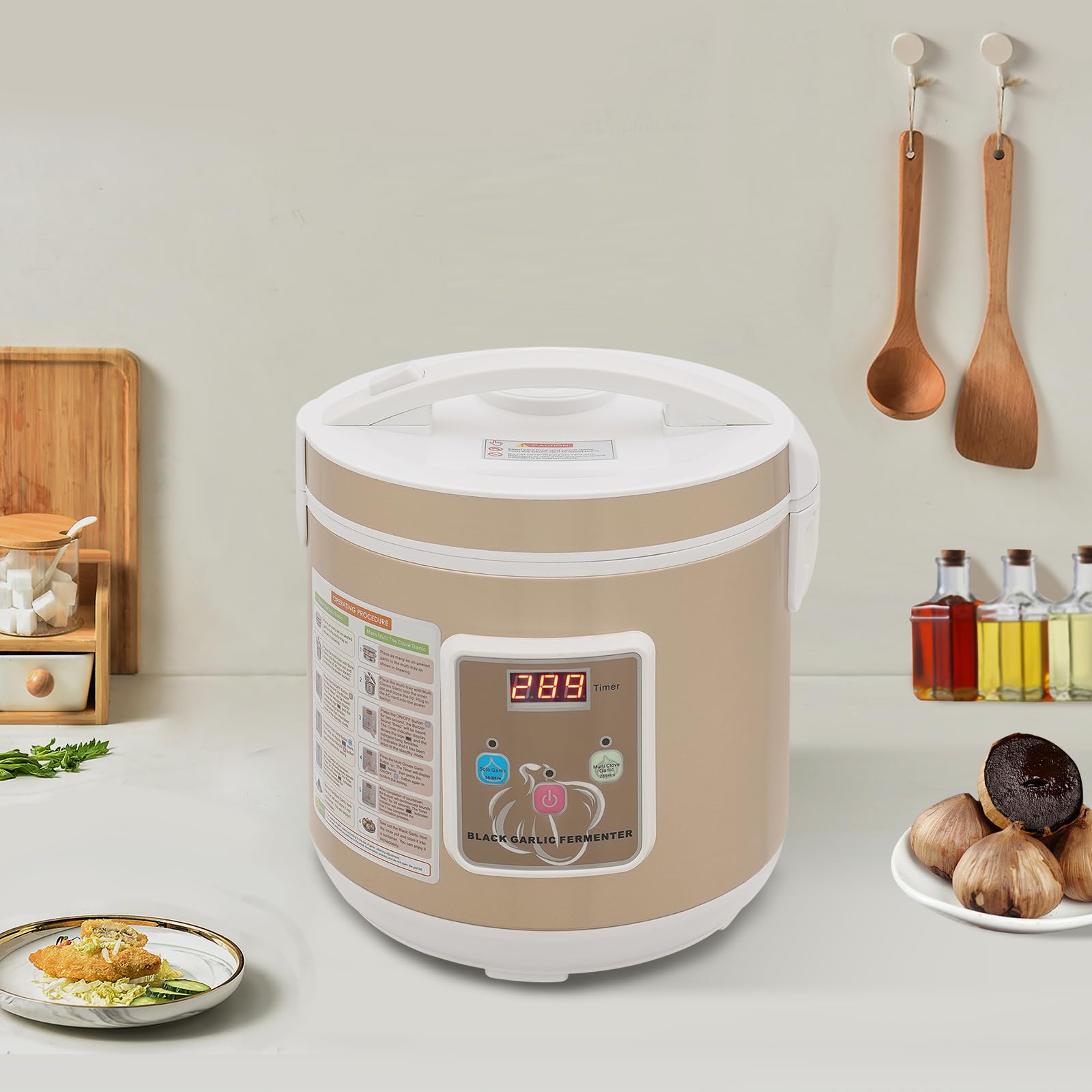 Automatyczny fermenter do czarnego czosnku, 6 l, inteligentny