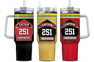 Personalized Firefighter Gifts Not Departed, Firefighter Gifts for Men 40oz Tumbler