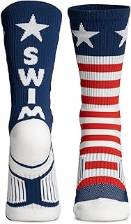 Swimming Athletic Woven Mid-Calf Socks | USA Swim | Youth and Adult Sizes