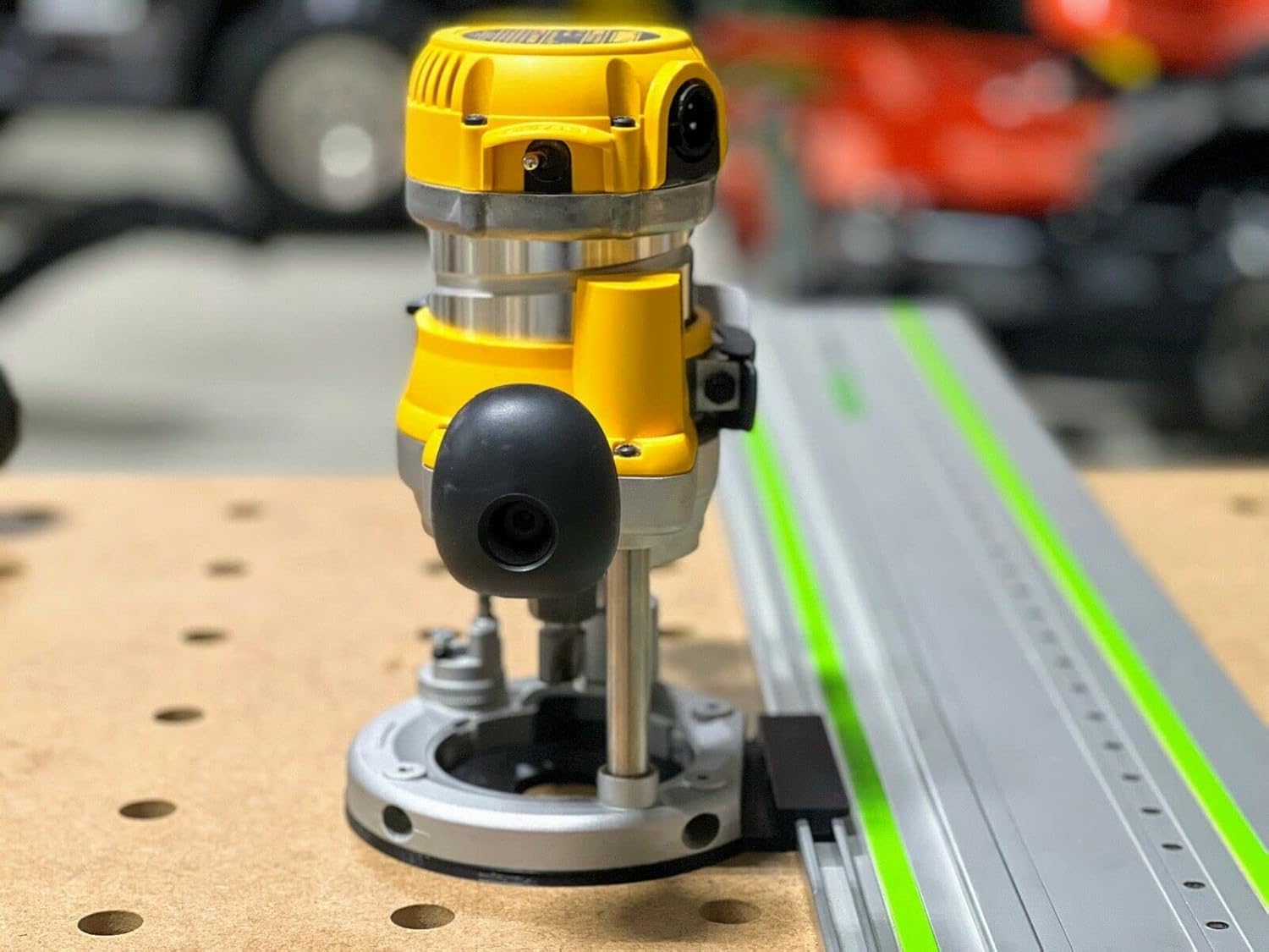 ToolCurve Guide Rail Adapter Compatible with Dewalt 618 Plunge Router