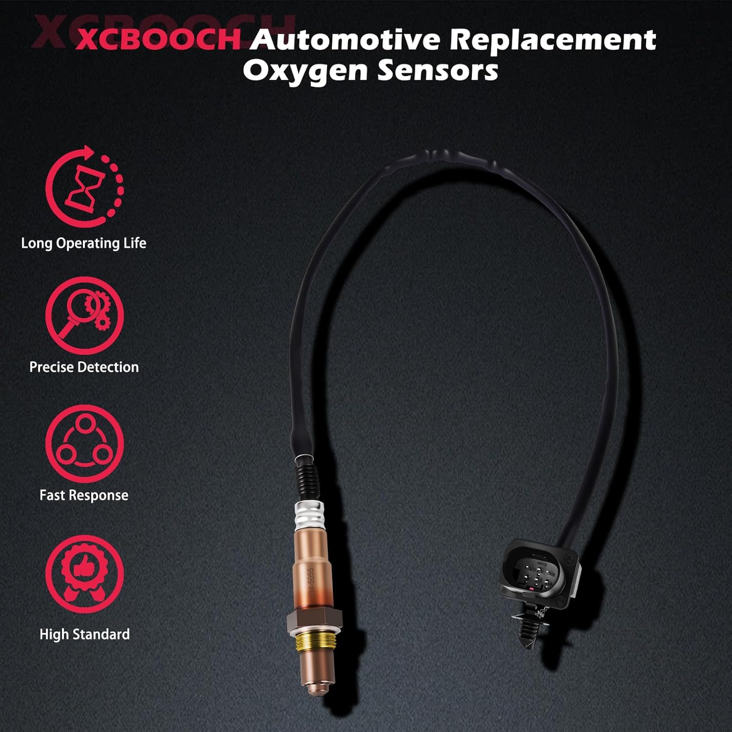 Automotive Replacement Oxygen O2 Sensor 234-5055 Set of 1, 02 Sensor Compatible with Hyundai for Accent for Veloster 2012-17, for Kia for Rio 2012-18 for Soul 2012-16