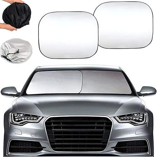 Parasol para parabrisas de automóvil, protector contra rayos UV, caliente, frío, verano, invierno, fresco, para ventana, plegable, ajustable