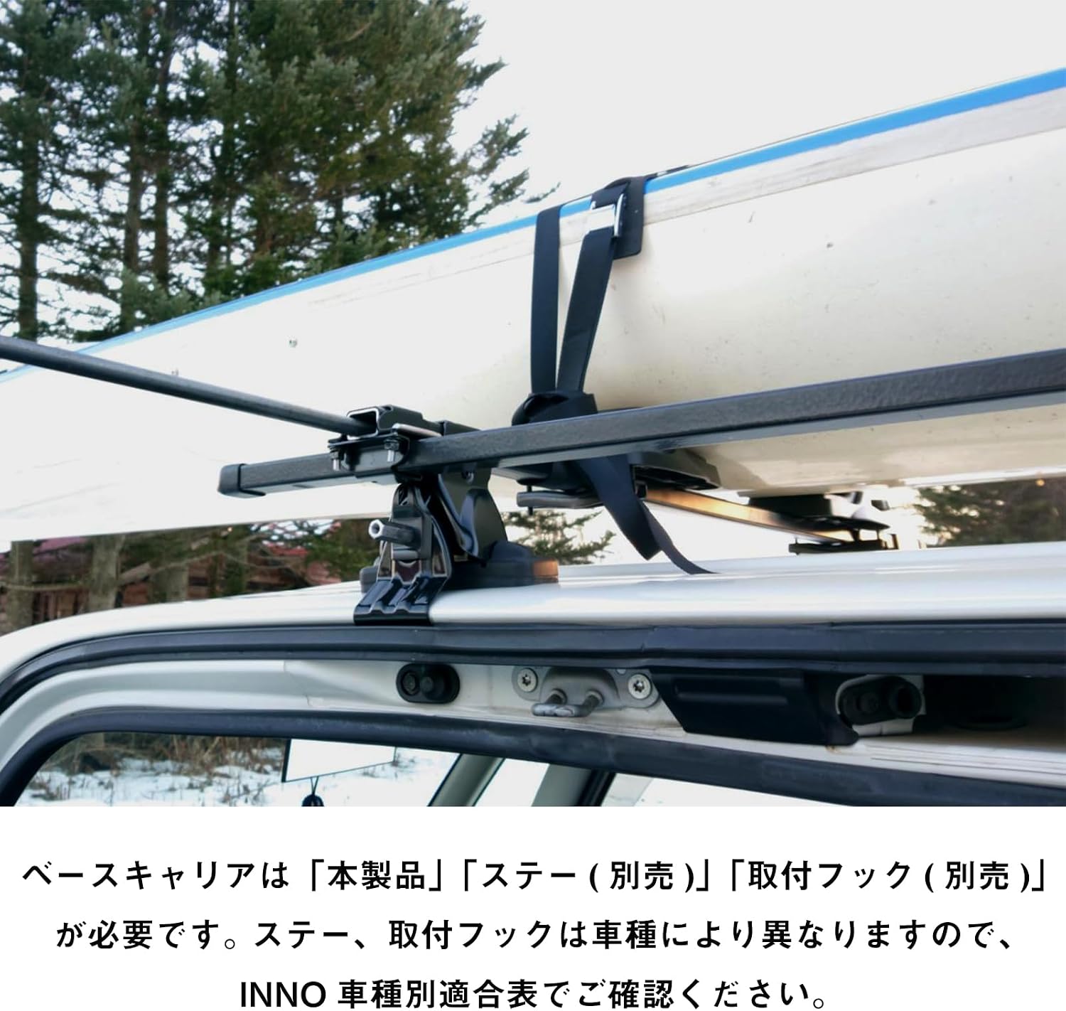 ルーフキャリアベーシック バースクエア127cm ルーフ キャリア ルーフキャリア ベルト ルーフレール 高耐荷重,幅 【サンダーバード】