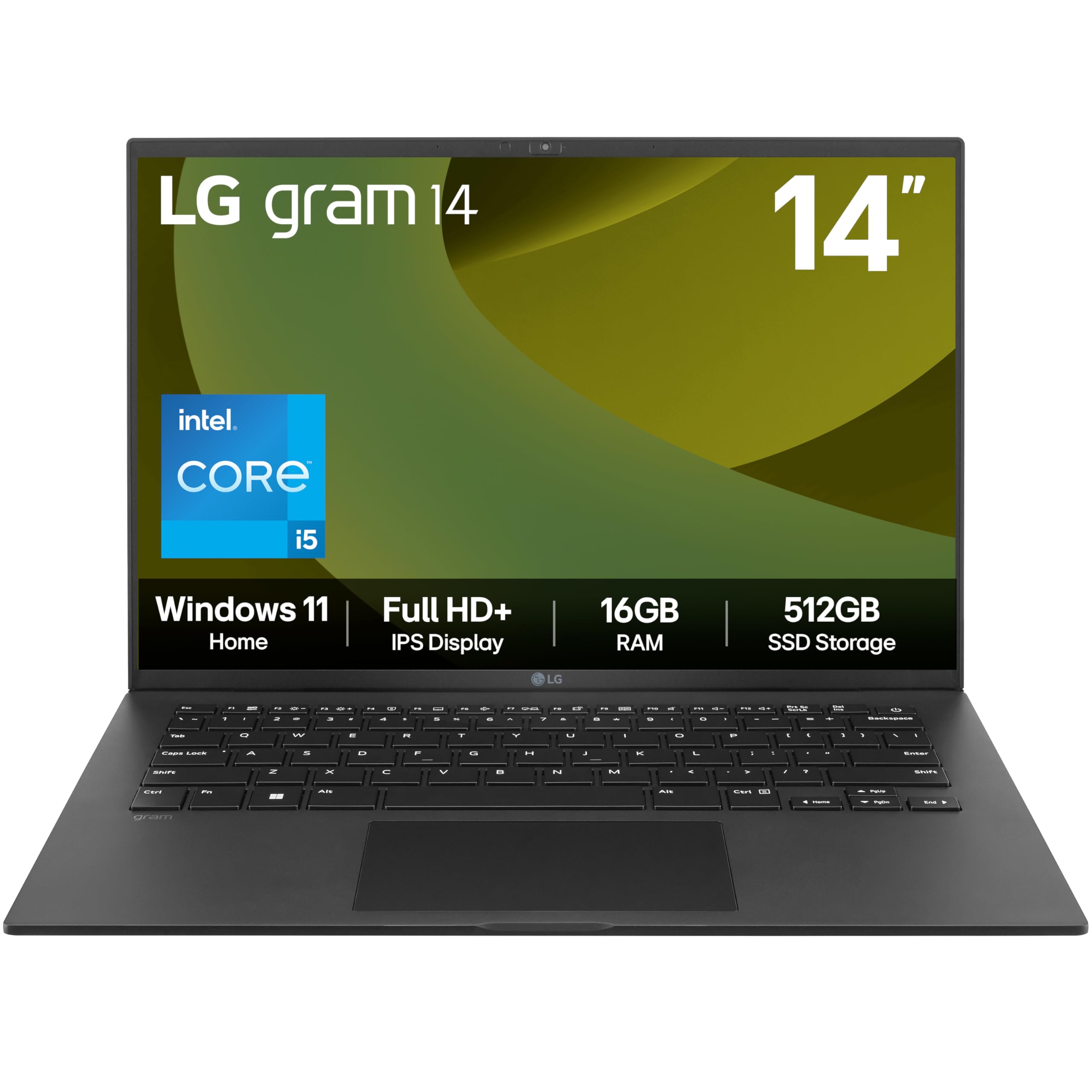 LG Gram 14Z90RU-G.AA55A1 laptop Intel® Core™ i5 i5-1334U 35.6 cm (14"") Full HD+