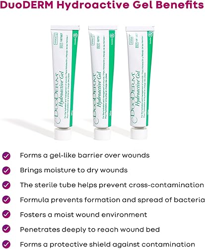 Miniatura 3 de ConvaTec DuoDERM Gel hidroactivo estéril, tubo de 0.53 oz para el manejo de heridas parciales y de espesor completo, ayuda al desbridamiento