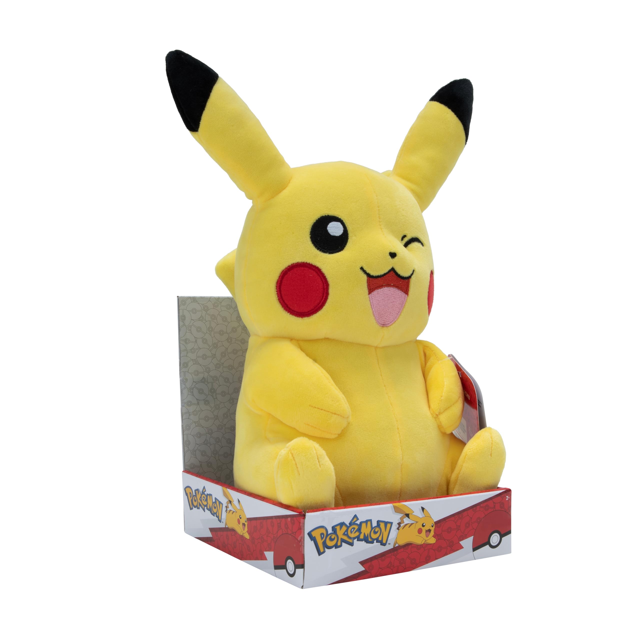 Pokémon Peluche Pikachu Peluche Suave de 30 cm con Detalles auténticos