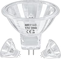 Vista 9 de Bombilla Halógena MR11 de 10W 12V FTD Reflector con Larga Vida Útil, Base GU4 de Dos Pines, Bombillas MR11 Regulables con Cubierta de Vidrio