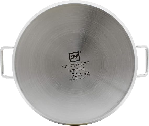 Thunder Group Stainless Steel Brazier, 20-Quart
