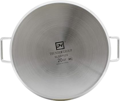 Thunder Group Stainless Steel Brazier, 20-Quart