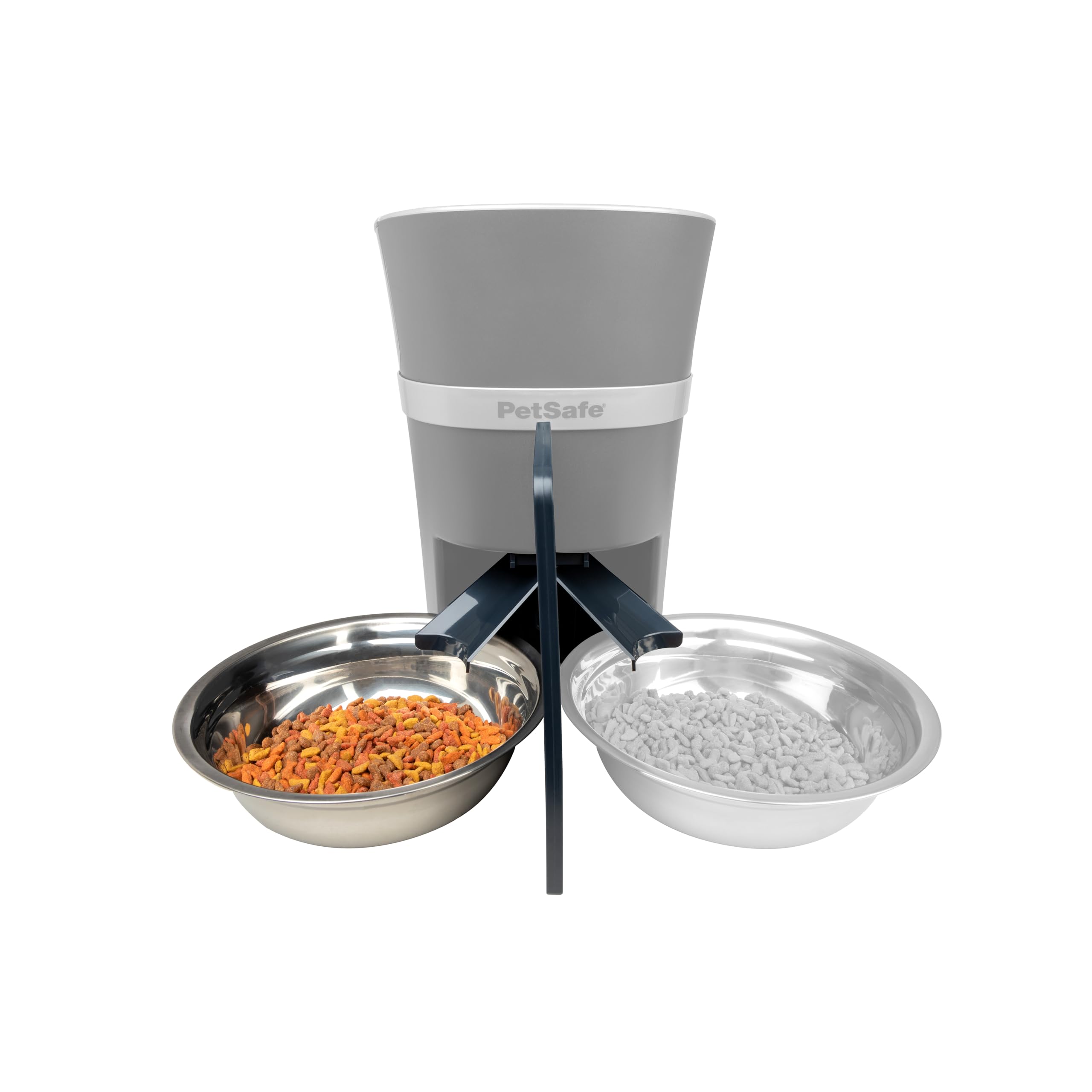PetSafe 2-Pet Meal Splitter with Bowl - Easily Cleaned, BPA-No, Food-Grade Material - Designed for PetSafe Smart Feed and Healthy Pet Simply Feed - Mess-No Food Dispensing - Includes Privacy Panel