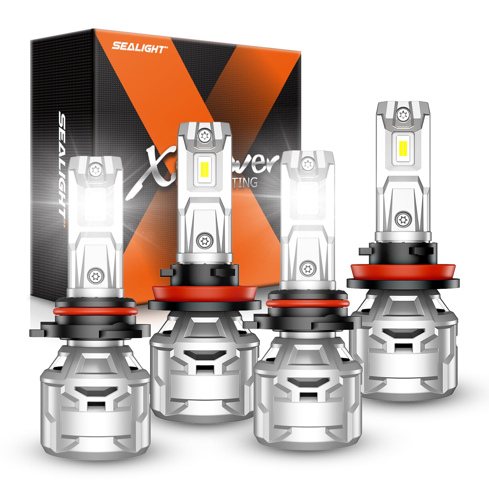 SEALIGHT ???????????????? ???????????? ???????????????????????????? ????????????????????, ???????????????????? ???????????????? ???????????????????? ???????????????? ???????????? Fog Lights with 15000RPM Cooling Fan, 60,000-hour Ultra-long Lifespan, Plug-N-Play, Pack of 4