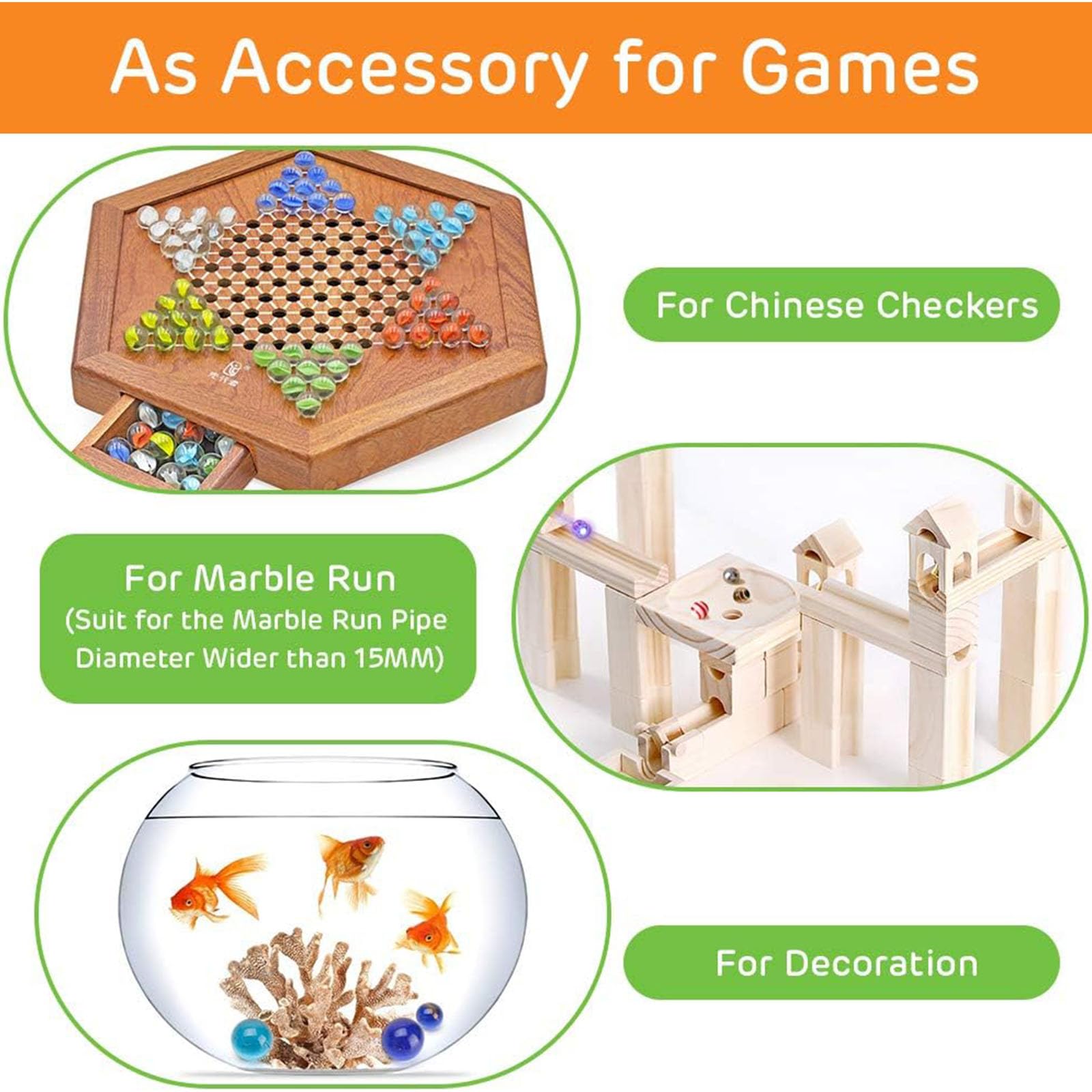 SallyFashion 85PCS Glass Marbles for Kids, with Drawstring Bag, Assorted Sizes for Party Favor Stocking Stuffer, Board Game, Planet Theme - Image 3