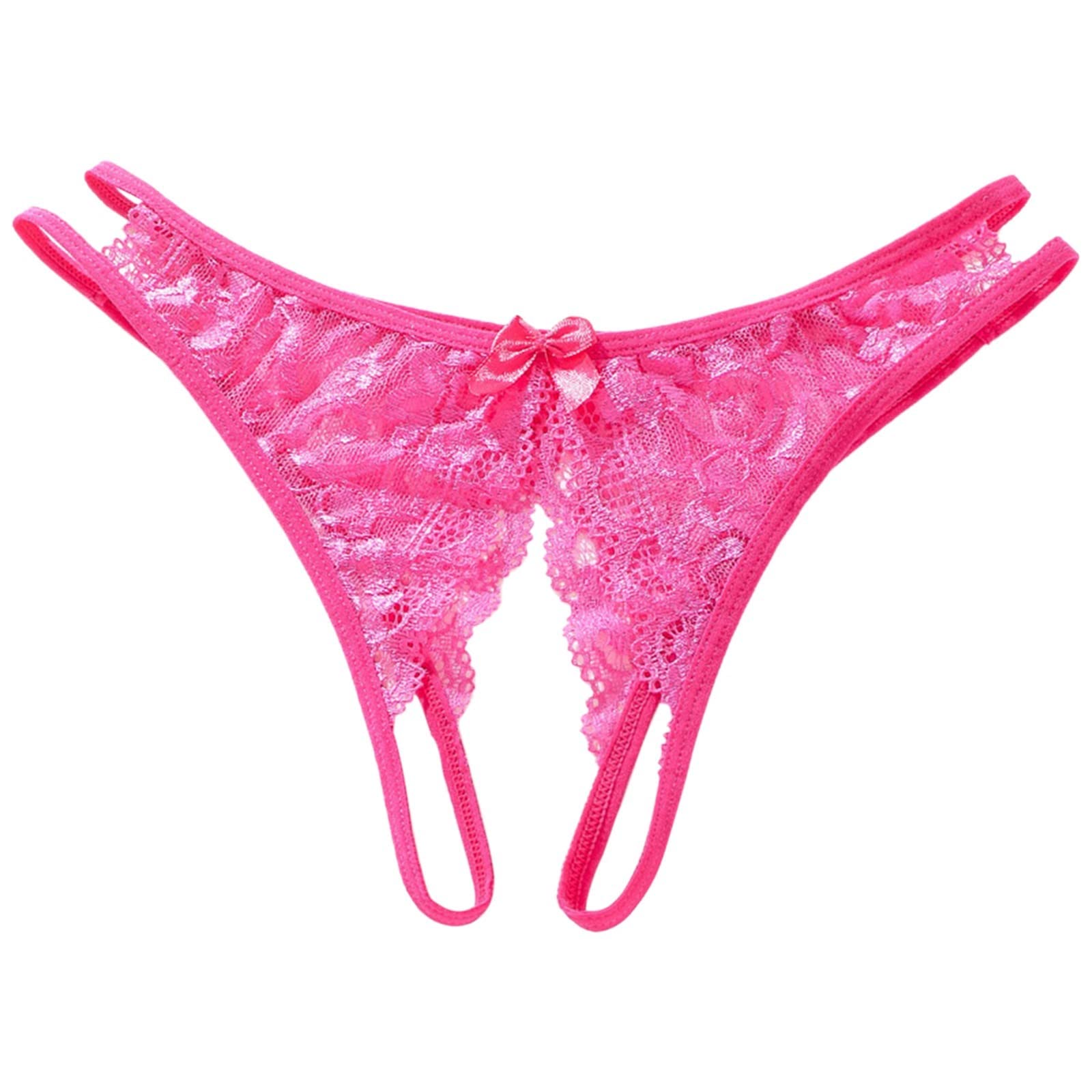 CENYINVEFI Thongs for Women Sexy Strap Underwear Lace Mesh G-String Low Rise Lingerie Comfortable No Show Thong Panties