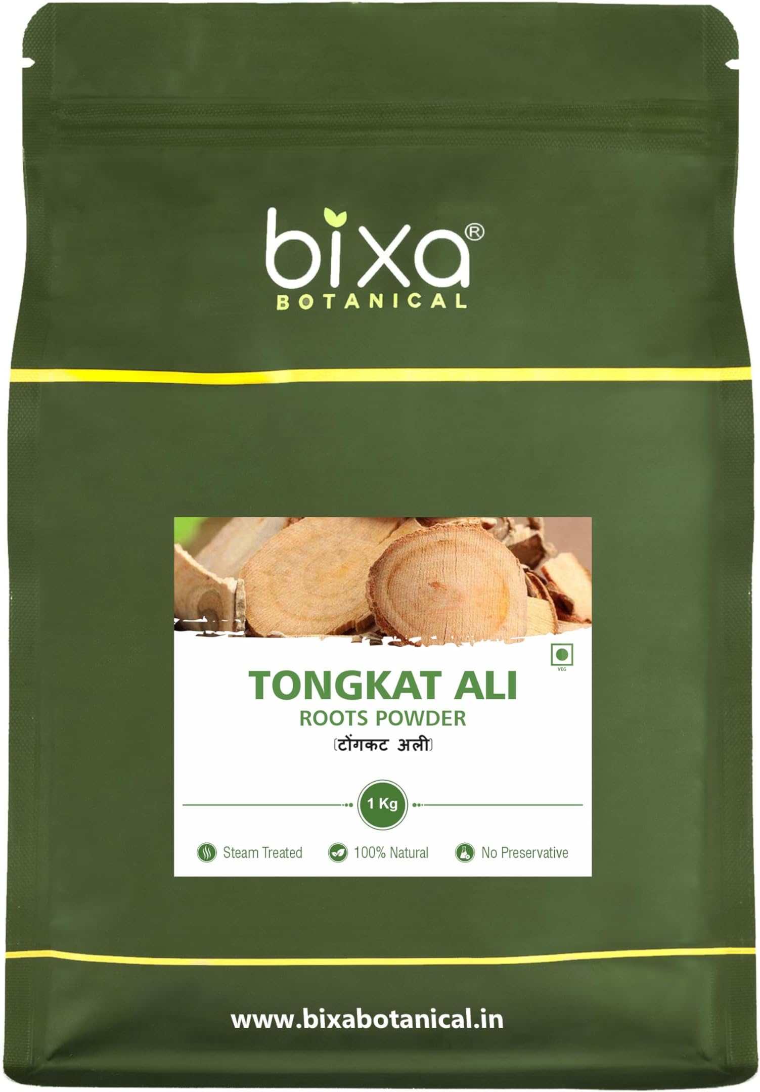 TONGKAT ALI ROOT POWDER 1 kg | Long Jack 100% Pure Root Powder | Energy Bixa Botanical