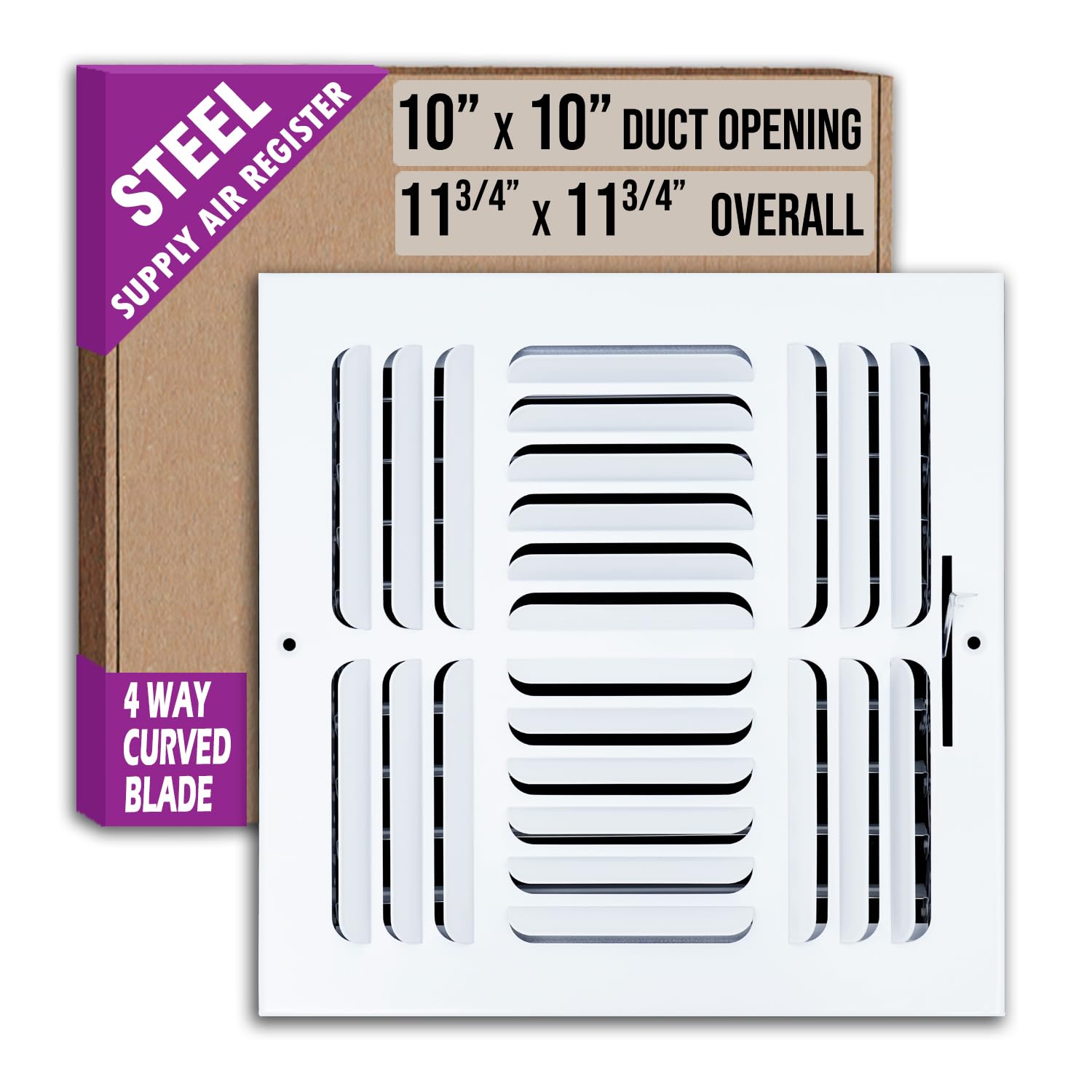Handua 10x10 4-Way Curved Blade Diffuser