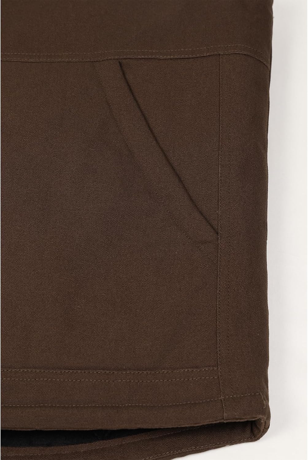 Men's Arctic Quilted Lined Duck Vest Washed Full Zip Up Utility Rugged Canvas Work Vest Jacket - Image 7