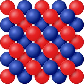 Sotiff 200 Pcs Plastic Table Tennis Balls for Party Games,Red and Blue
